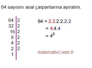 sayıyı üslü hale getirme