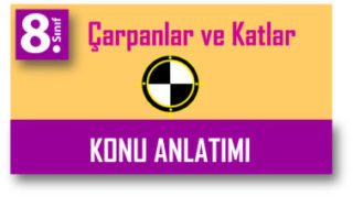 8.sınıf Çarpanlar ve Katlar Konu Anlatımı