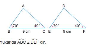 Açı – Kenar – Açı Eşliği