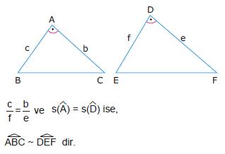 Kenar – Açı – Kenar (K.A.K) Benzerliği