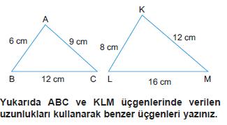 Kenar – Kenar – Kenar (K.K.K) Benzerliği örnek