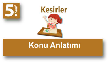 5.Sınıf Bir Doğal sayı ile Bileşik Kesri Karşılaştırma Konu Anlatımı