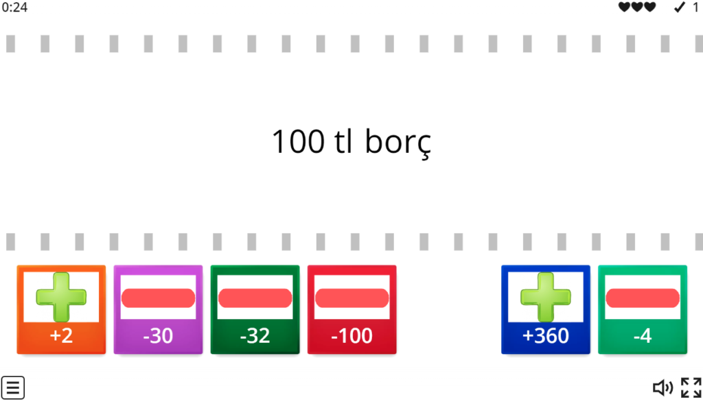 6.Sınıf Tam Sayılar Oyunu